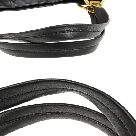 PRADA Logo Tessuto Shoulder Hand Bag Nylon Leather Brown Khaki GHW 81EE120 - Picture 5 of 16